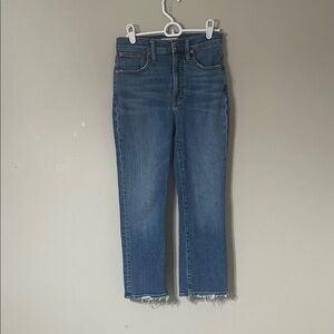 Madewell Blue Ankle Jeans